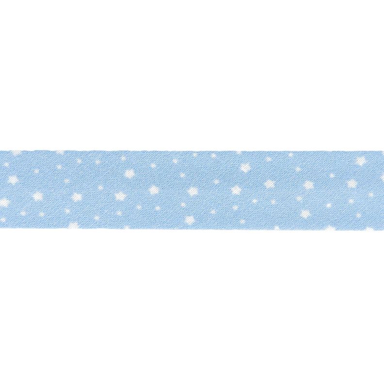 Schrägband Sterne Bio-Baumwolle [20 mm] – hellblau,  image number 1