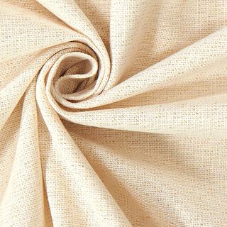 Halbpanama Lurex uni – creme, 