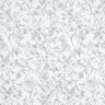 Musselin/ Doppel-Krinkel Gewebe gemalte Blumenwiese – weiss/schwarz,  thumbnail number 1