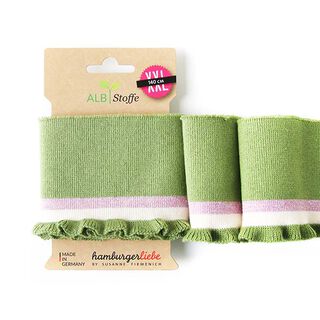 GOTS Bio Strickbündchen CUFF ME FRILL [140 cm | 8 cm] | Albstoffe | Hamburger Liebe, 