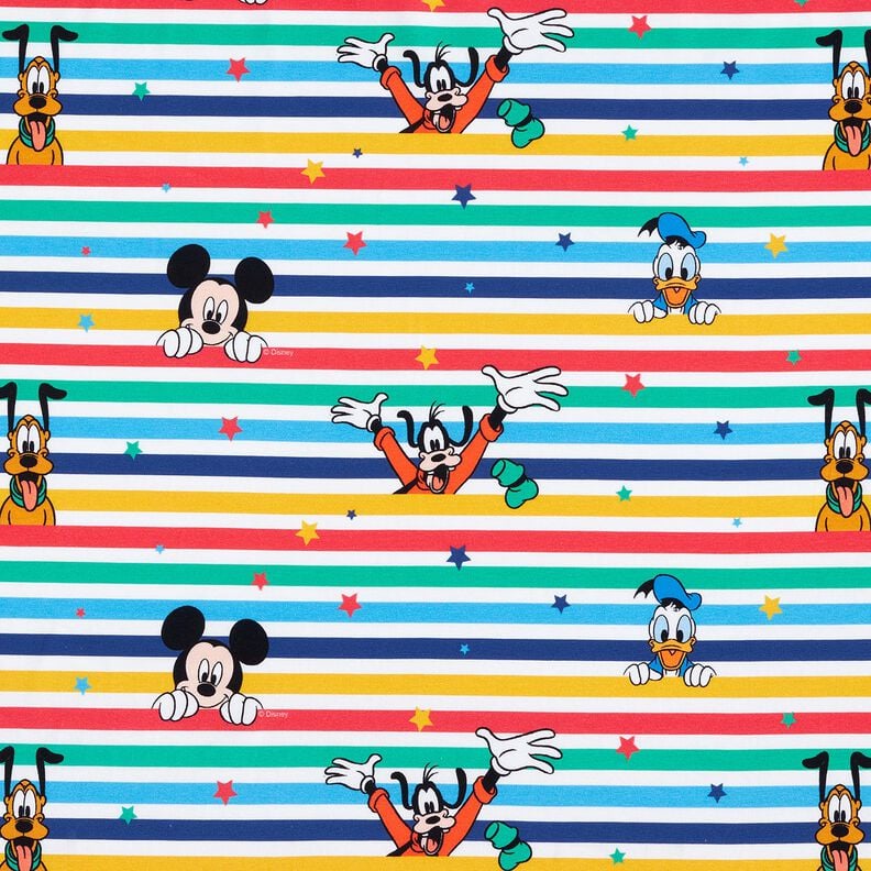 Baumwolljersey Mickey Mouse und seine Freunde | Disney – weiss, image number 1