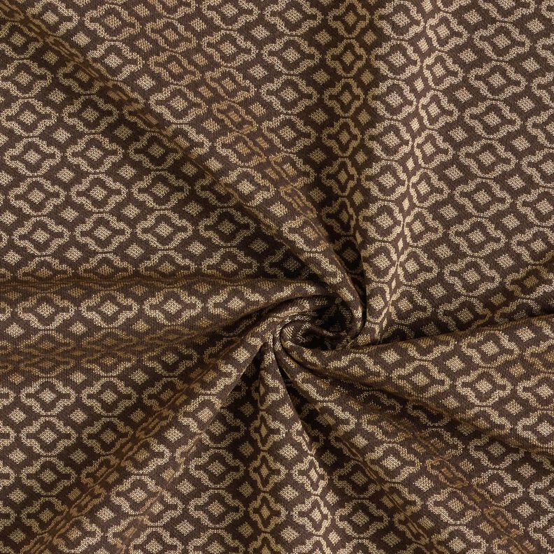 Strickjacquard Rauten – beige/braun,  image number 4