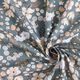 Baumwollpopeline Aquarell Blumen Digitaldruck – blaugrau,  thumbnail number 3