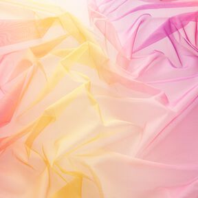 Softmesh Regenbogen-Verlauf – pastellviolett/pfirsichorange, 