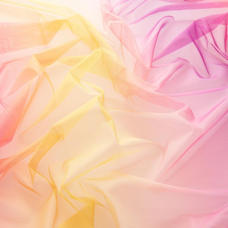 Softmesh Regenbogen-Verlauf – pastellviolett/pfirsichorange,  image number 3