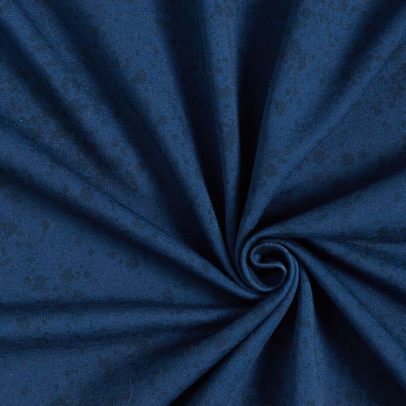 French Terry Kombistoff Sprenkel | Glitzerpüppi – marineblau,  image number 3