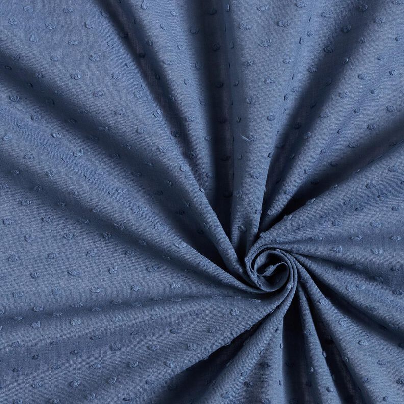 Baumwollbatist Dobby – blaugrau, image number 1
