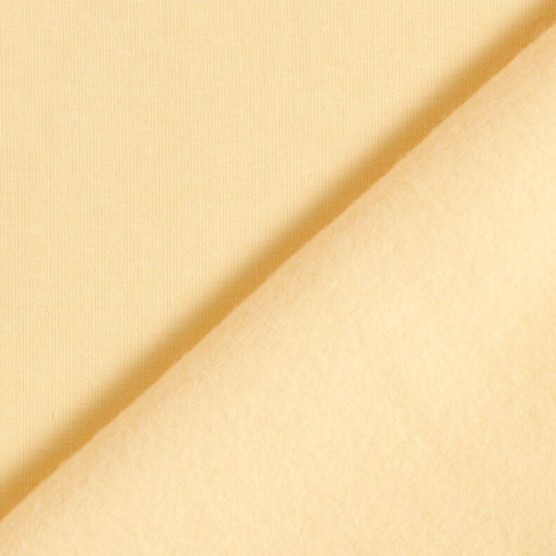 Leichter Baumwollsweat Uni – vanillegelb,  image number 5