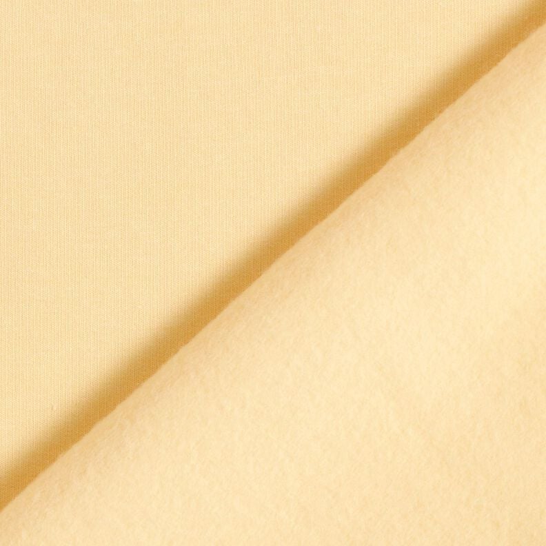Leichter Baumwollsweat Uni – vanillegelb, image number 5