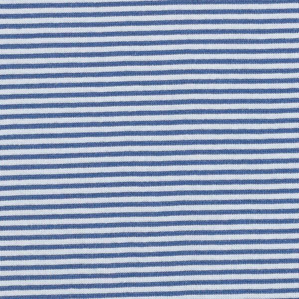 Bündchen Schlauchware schmale Ringel – jeansblau/hellblau | Reststück 50cm