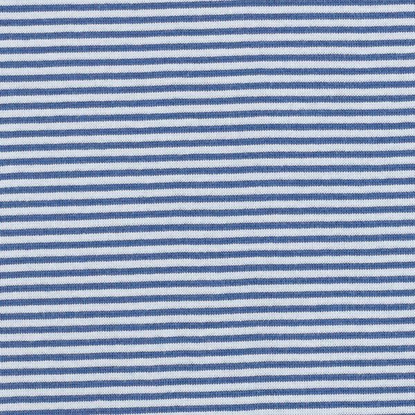 Bündchen Schlauchware schmale Ringel – jeansblau/hellblau | Reststück 50cm