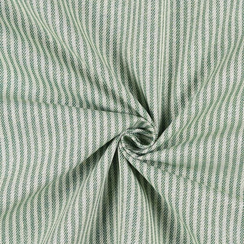 Möbelstoff Jacquard Streifen – grün,  image number 2