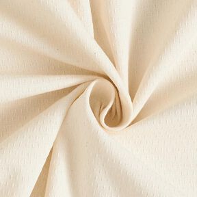 Dekostoff Jacquard recycelt – wollweiss, 