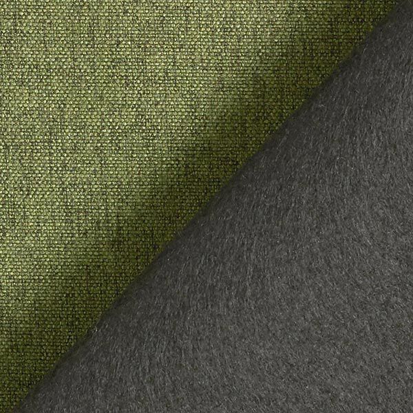 Polsterstoff feine Melange – dunkeloliv | Reststück 50cm
