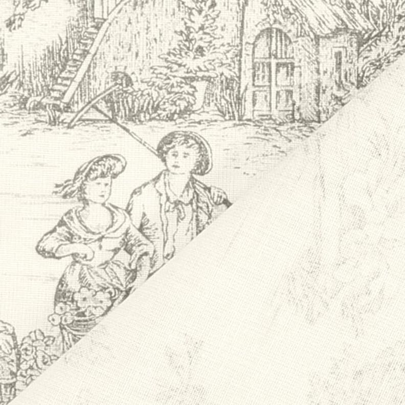 Baumwollstoff kleine Pastorale 280 cm – grau,  image number 3