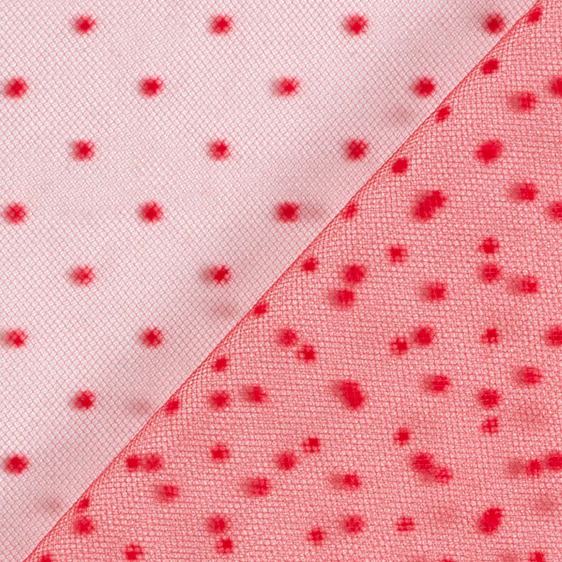 Tüll Samtpunkte – rot,  image number 4