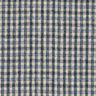 Mantelstoff Woll-Mix kleines Karo – beige/blau,  thumbnail number 1