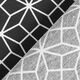 Dekostoff Canvas Kaleidoskop – schwarz/weiss,  thumbnail number 4