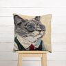 Dekopanel Gobelin elegante Katze &ndash; natur/grau,  thumbnail number 6