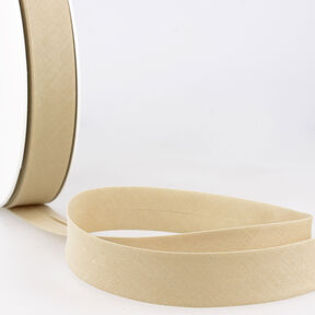 Schrägband Polycotton [20 mm] – hellbeige, 