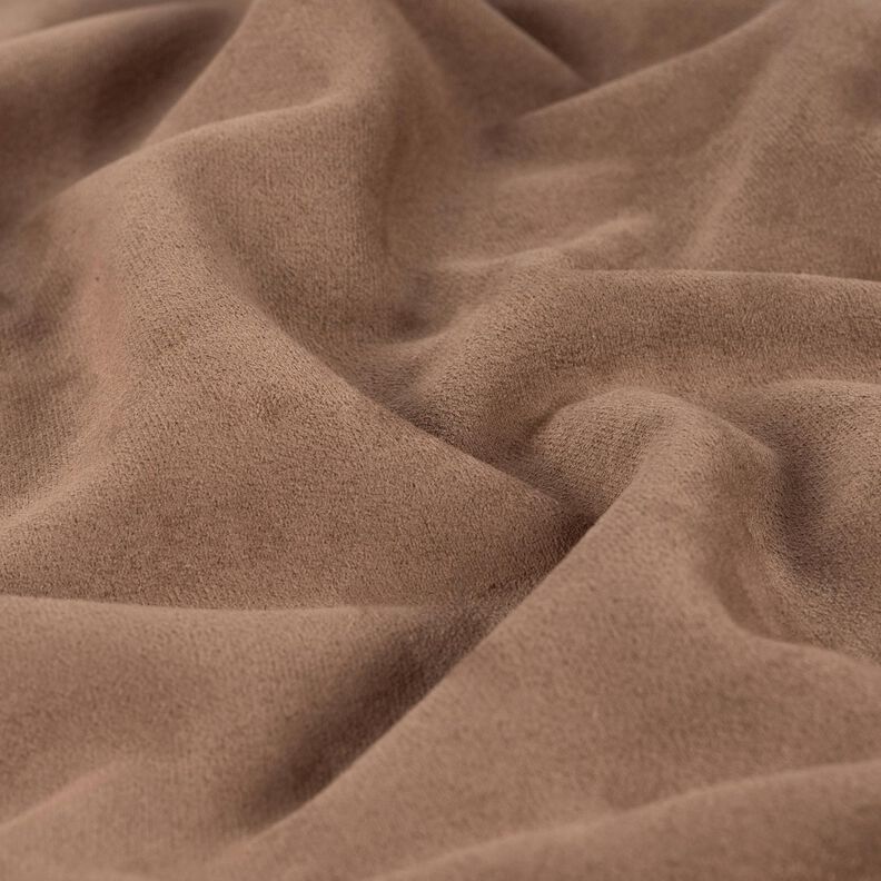 Velours mit Sherpa-Fellabseite – mittelbraun,  image number 3
