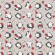 Popeline Pinguine und Herzen  – sand,  thumbnail number 1