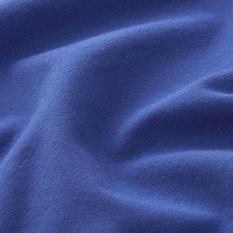 Leichter Baumwollsweat Uni – indigo, image number 4