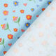 Baumwolljersey Blumenwiese und herzen – hellblau,  thumbnail number 4