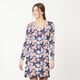 Baumwolljersey Pusteblumen – jeansblau,  thumbnail number 5