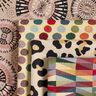 Dekostoff Jacquard elegantes Mandala – dunkeltaupe/burgunder,  thumbnail number 5