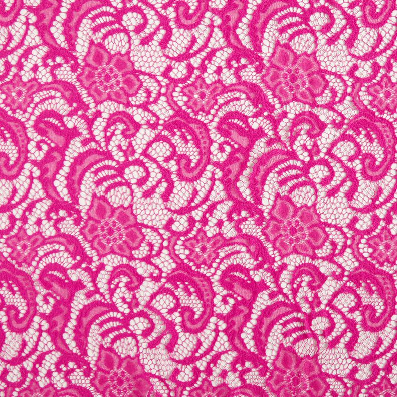 Bouclé-Spitze Blumen – intensiv pink,  image number 1