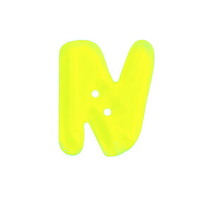 Buchstabenknopf Neon – N, 