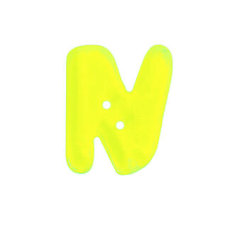 Buchstabenknopf Neon – N, 