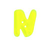 Buchstabenknopf Neon – N,  thumbnail number 1