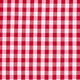 Baumwollstoff Vichy - 1 cm – signalrot,  thumbnail number 1