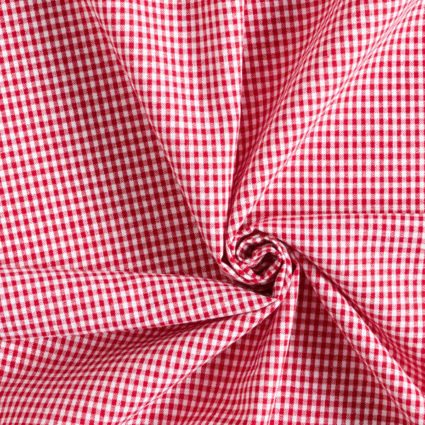 Baumwollstoff Vichy - 0,2 cm – chili, image number 2