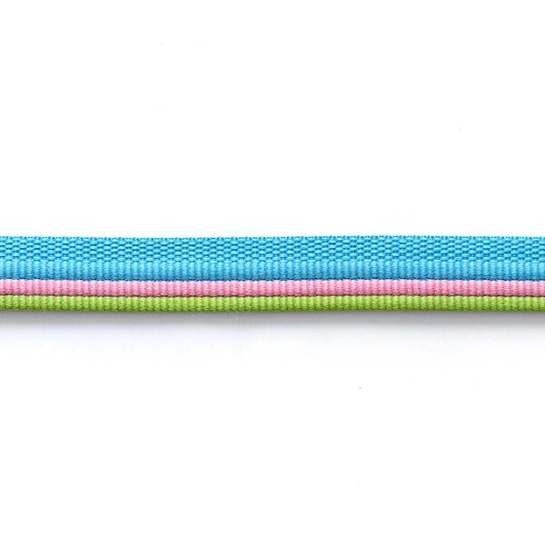 Paspelband Trio [ 15 mm ] – grasgrün/türkisblau,  image number 2