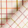 Beschichtete Baumwolle bunte Karos – beige/rot,  thumbnail number 5