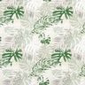 Beschichtete Baumwolle Exotische Blätter – natur/grün,  thumbnail number 1