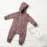 Sweatshirt angeraut buntes Leomuster – rosa,  thumbnail number 5