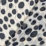 Chiffon abstrakte Kreise – weiss/schwarz,  thumbnail number 4