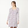 Rippenjersey zarte Wildblumen Digitaldruck – pastellflieder/rotlila,  thumbnail number 5
