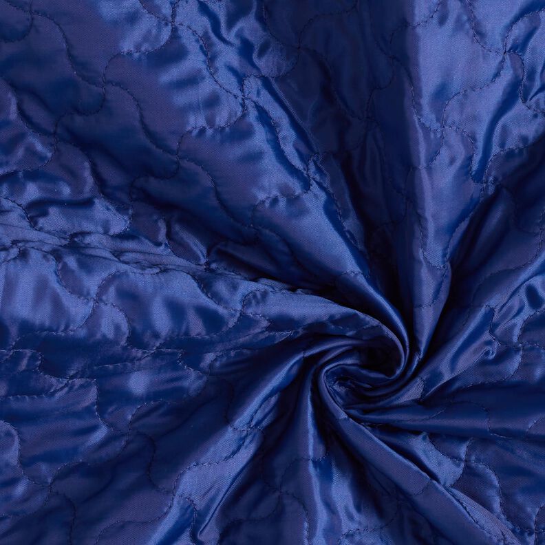 Steppstoff abstrakte Rauten – marineblau,  image number 5