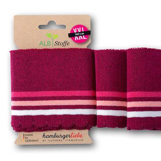 GOTS Bio Strickbündchen CUFF ME WAVE [140 cm | 8 cm] | Albstoffe | Hamburger Liebe, 