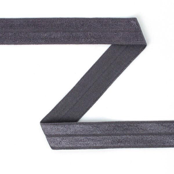 Elastisches Einfassband (Falzgummi) - dunkelgrau, image number 1