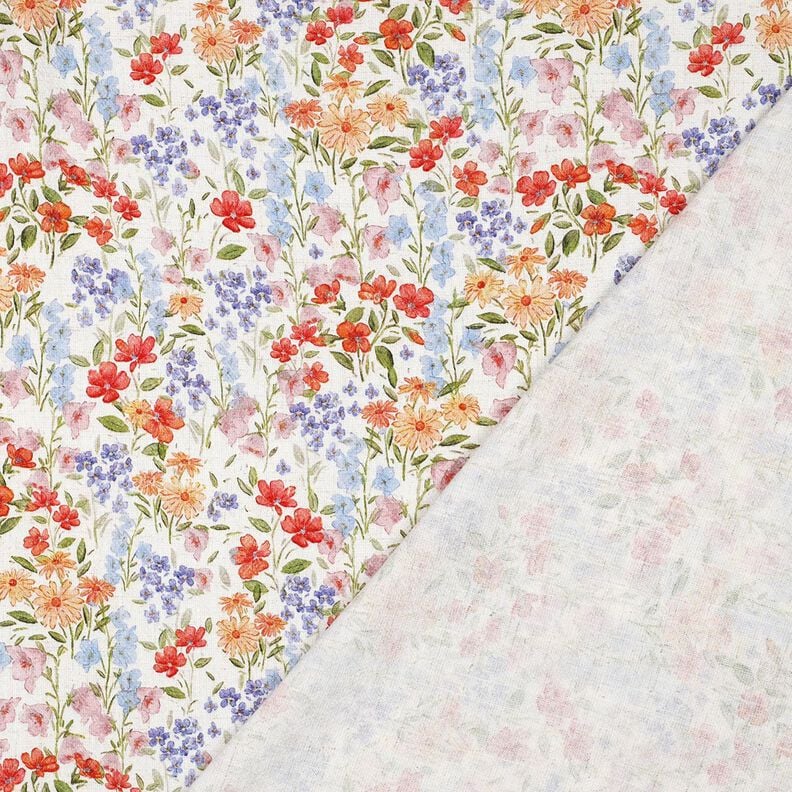 Leinen-Mix Fr&uuml;hlingsblumen &ndash; weiss,  image number 4