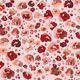 GOTS Baumwolljersey Aquarell Mohnblumen & Margeriten – altrosa,  thumbnail number 1