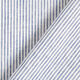 Leinen-Baumwoll-Mix Streifen schmal – jeansblau/wollweiss,  thumbnail number 4