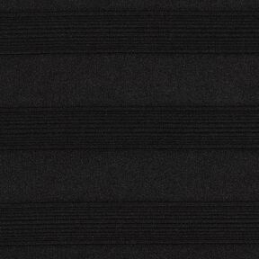 Jersey breite Strukturstreifen – schwarz, 