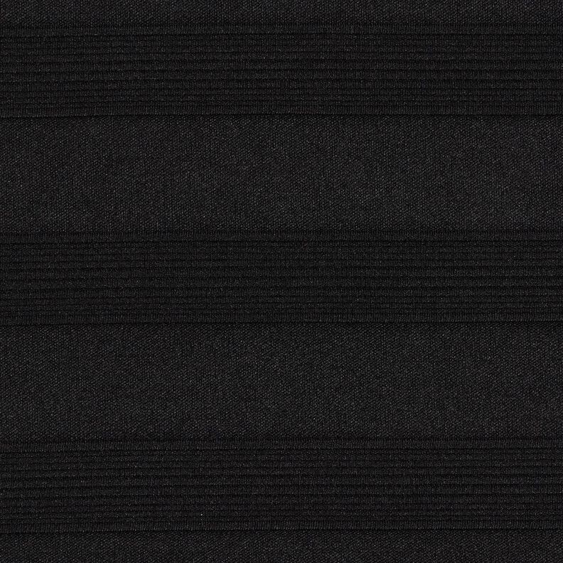 Jersey breite Strukturstreifen – schwarz,  image number 1